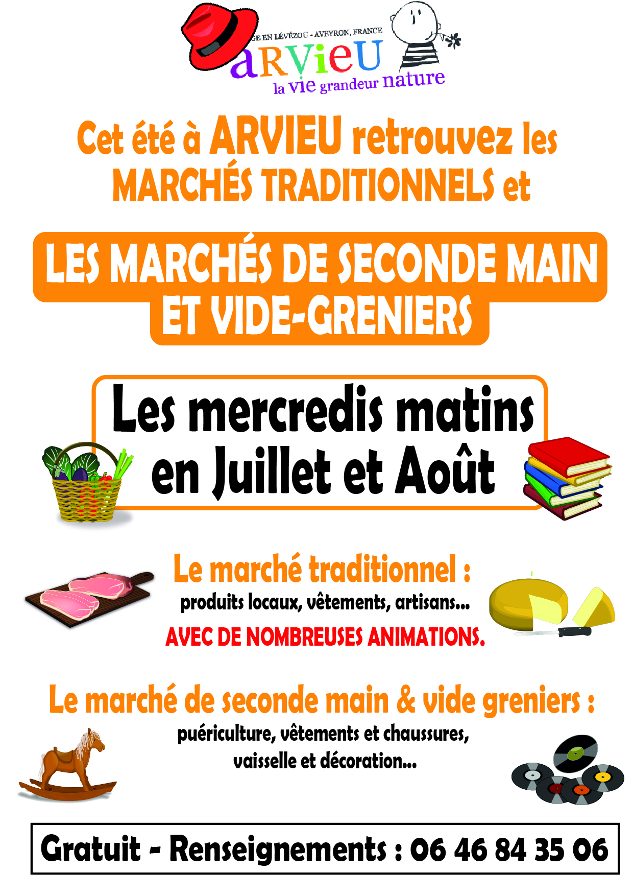 Lire la suite à propos de l’article Marchés traditionnels et de seconde main cet été
